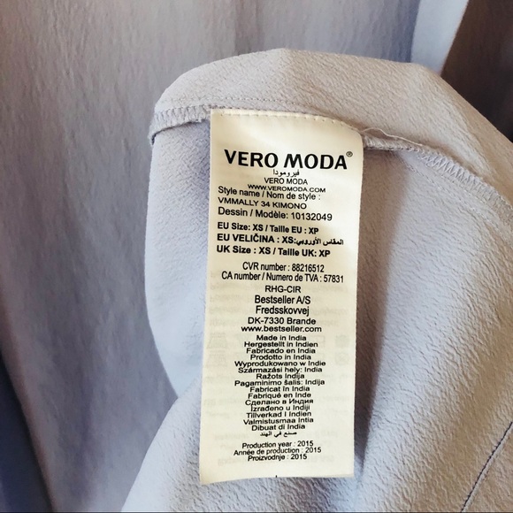 Lavender Kimono Kaftan/Coverup - Picture 6 of 7